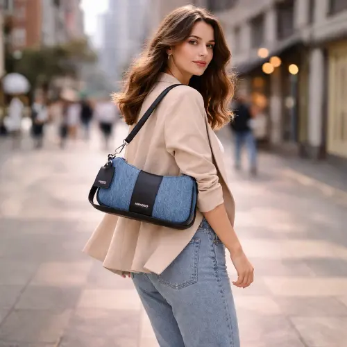 Miraggio Bella Colorblocked Shoulder Bag for Women – Adjustable & Detachable Sling Strap | Stylish Crossbody & Shoulder Purse