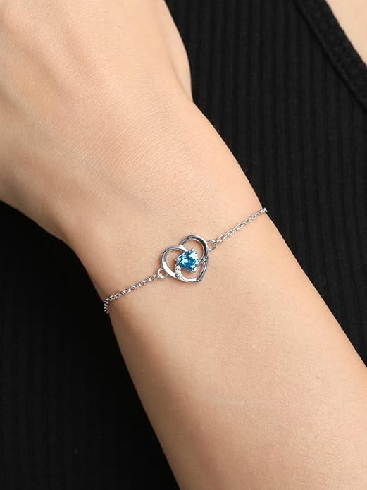Clara 925 Sterling Silver Heart Pendant Necklace for Women | Pendant Only, With Chain or Bracelet Set | Elegant Gift Jewellery