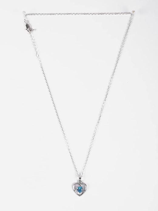 Clara 925 Sterling Silver Heart Pendant Necklace for Women | Pendant Only, With Chain or Bracelet Set | Elegant Gift Jewellery