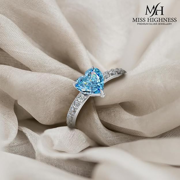 925 Sterling Silver Heart Design Ring for Women & Girls | Adjustable Minimal Jewellery | Available in Silver & Gold Finish