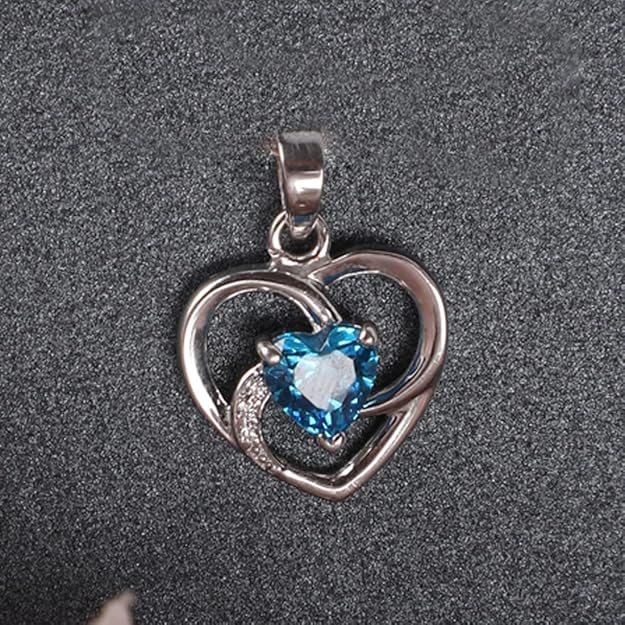 Clara 925 Sterling Silver Heart Pendant Necklace for Women | Pendant Only, With Chain or Bracelet Set | Elegant Gift Jewellery